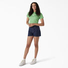 Women&#39;s Butterfly Graphic Cropped Baby T-Shirt - Apple Mint &#40;AR2&#41;