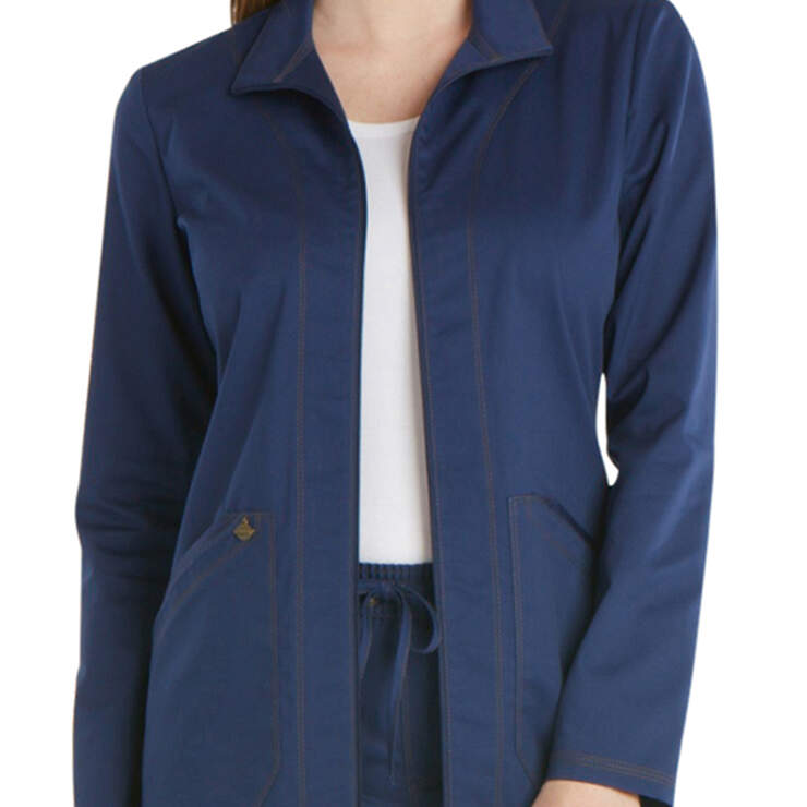 Women's Essence Scrub Jacket - Navy Blue (NVY) image number 1