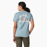 Women's Heavyweight Workwear Graphic T-Shirt - Dockside Blue (DU1)