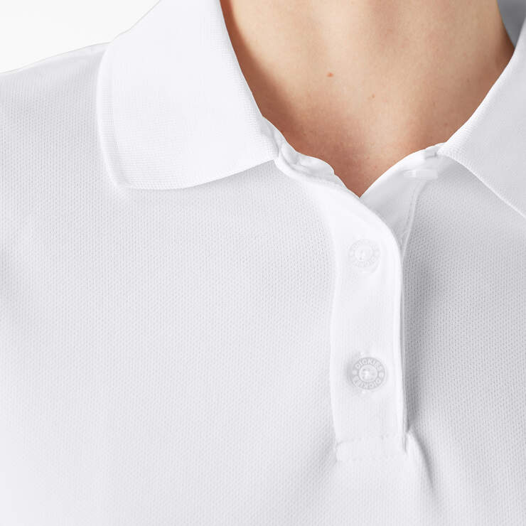 Women's Performance Polo Shirt - White (WH) image number 5