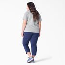 Women&#39;s Plus Short Sleeve Heavyweight T-Shirt - Heather Gray &#40;HG&#41;