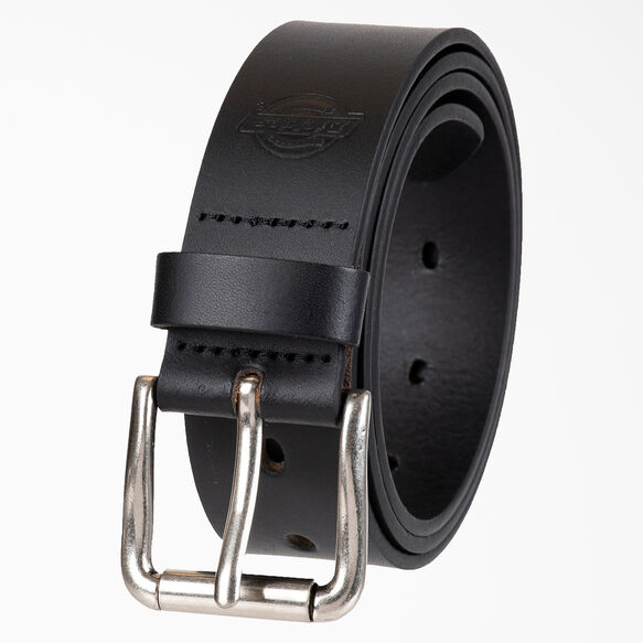 Women&#39;s Perforated Leather Belt - Black &#40;BK&#41;