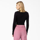 Women&#39;s Tallasee Long Sleeve Cropped Polo - Black &#40;KBK&#41;