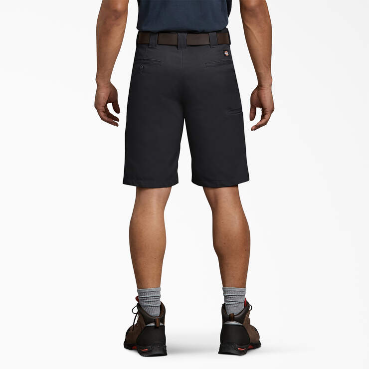 Regular Fit Work Shorts, 11" - Black (BK) image number 2