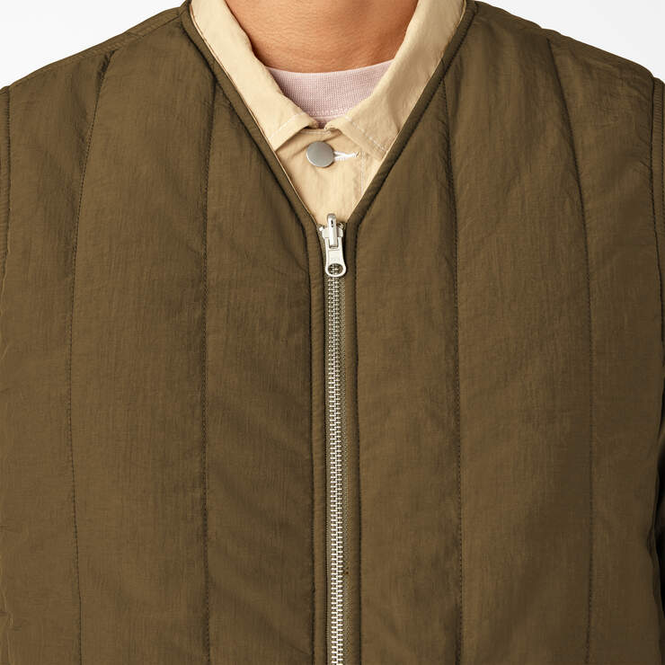 Dickies Premium Collection Reversible Vest - Military Olive/Incense (NVR) image number 13