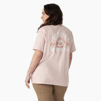 Women's Plus Heavyweight Workwear Graphic T-Shirt - Lotus Pink (LO2)