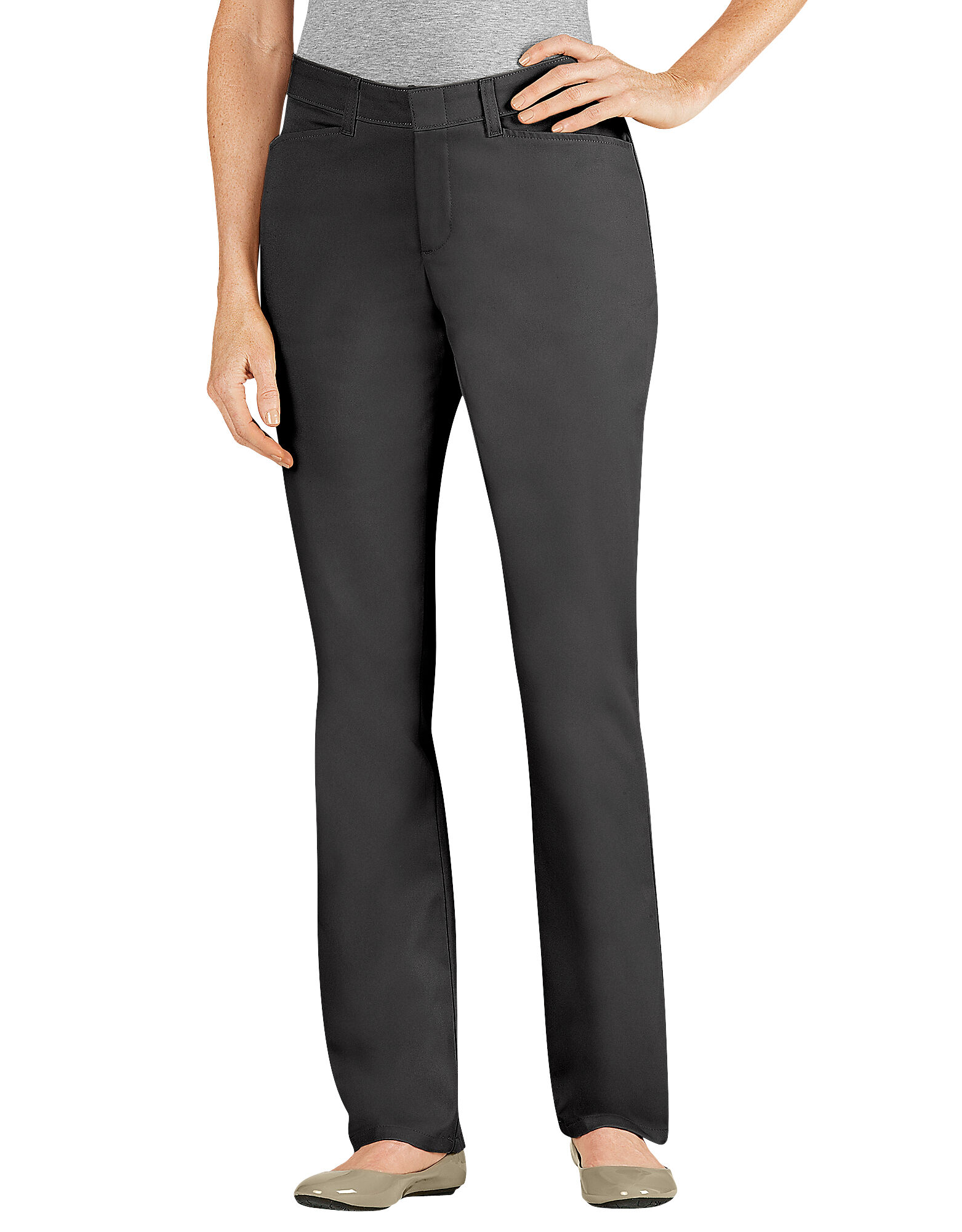 Women's Slim Fit Straight Leg Stretch Twill Pants | Women's Pants | Dickies