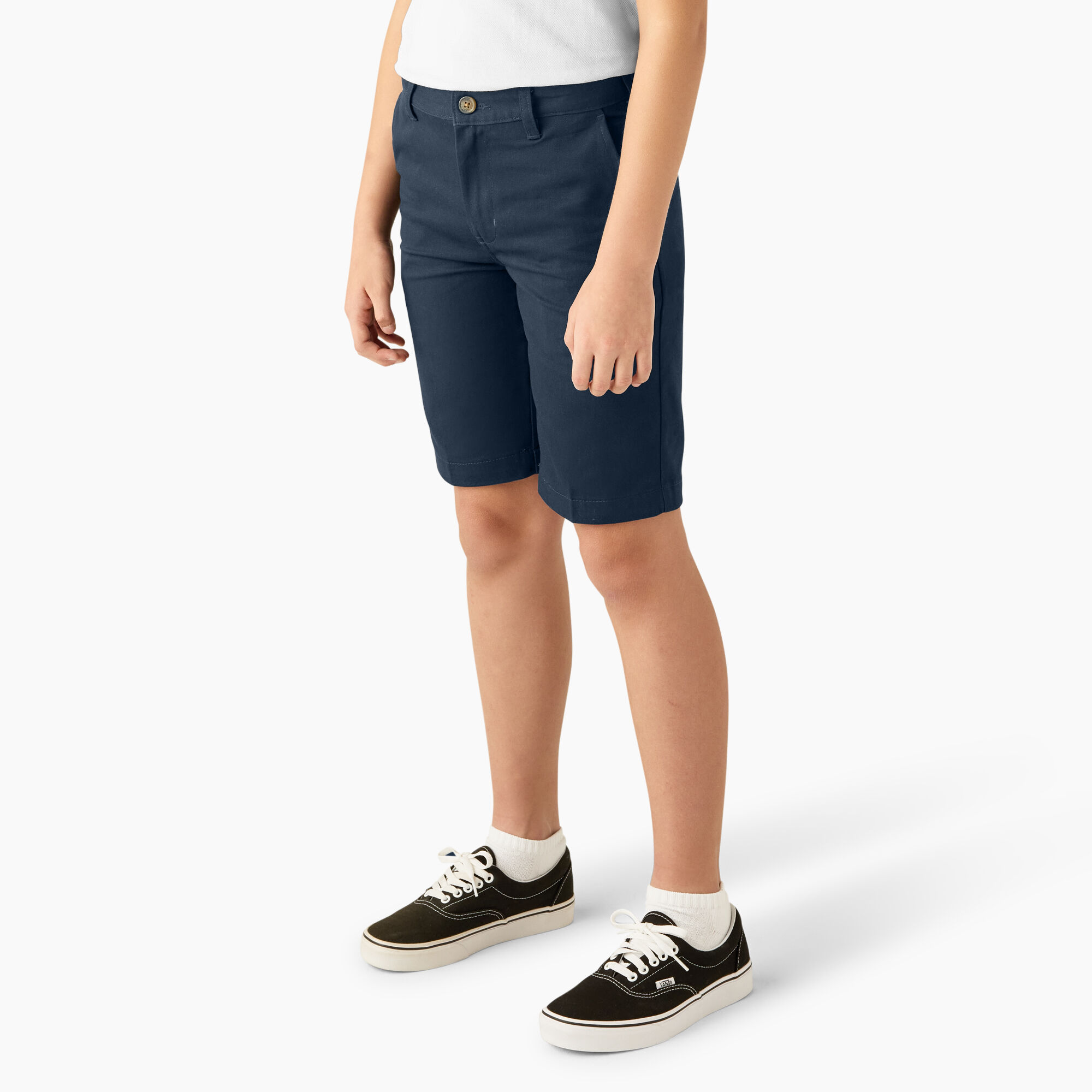 Boys Flex Slim Fit Ultimate Khaki Shorts 8 20 Dickies Dickies US