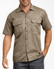 Relaxed Fit Short Sleeve Work Shirt - Desert Sand &#40;DS&#41;