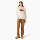 Women&#39;s Water Repellent Logo Hoodie - Antique White &#40;AW&#41;