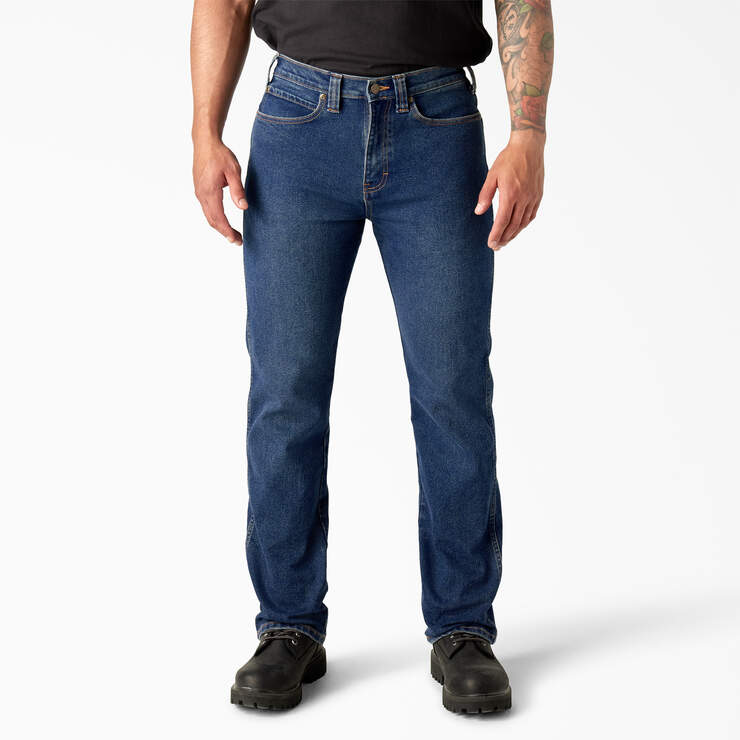 FLEX Regular Fit 5-Pocket Jeans - Medium Denim Wash (MWI) image number 1