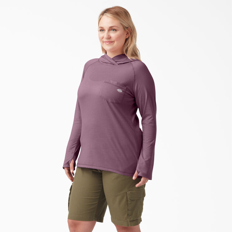 Women&#39;s Plus Cooling Performance Sun Shirt - Mauve Shadow Heather &#40;VSH&#41;