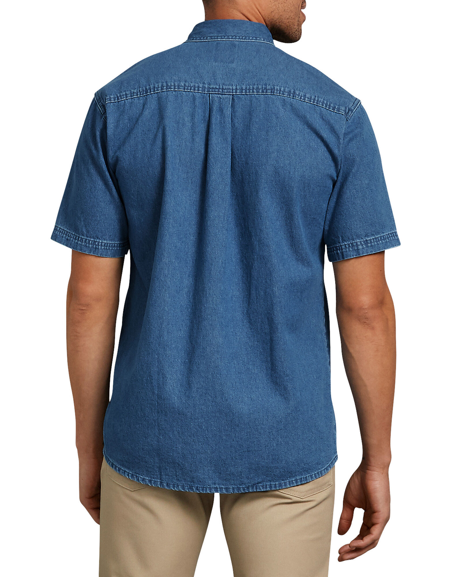 Dickies short sleeve hotsell denim shirt