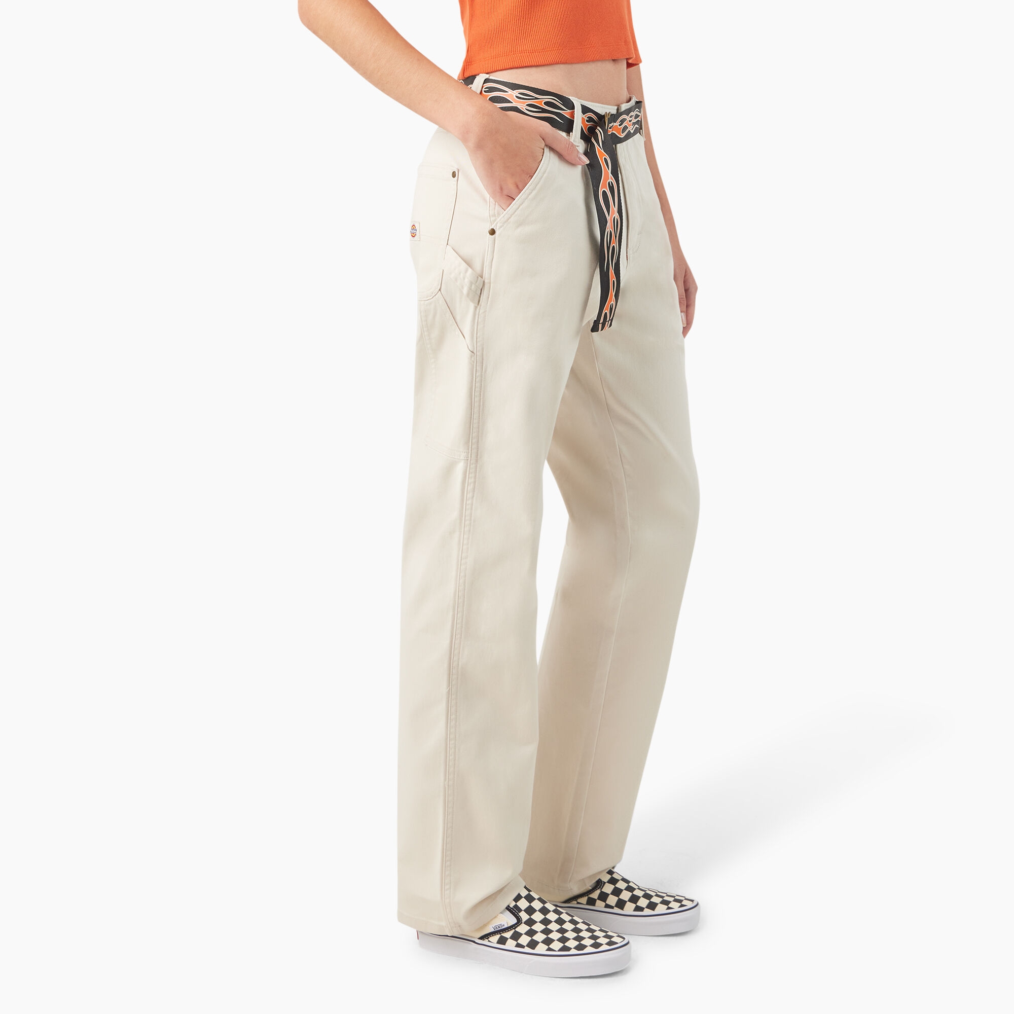 Dickies x Harley-Davidson Women's Carpenter Pants with Belt