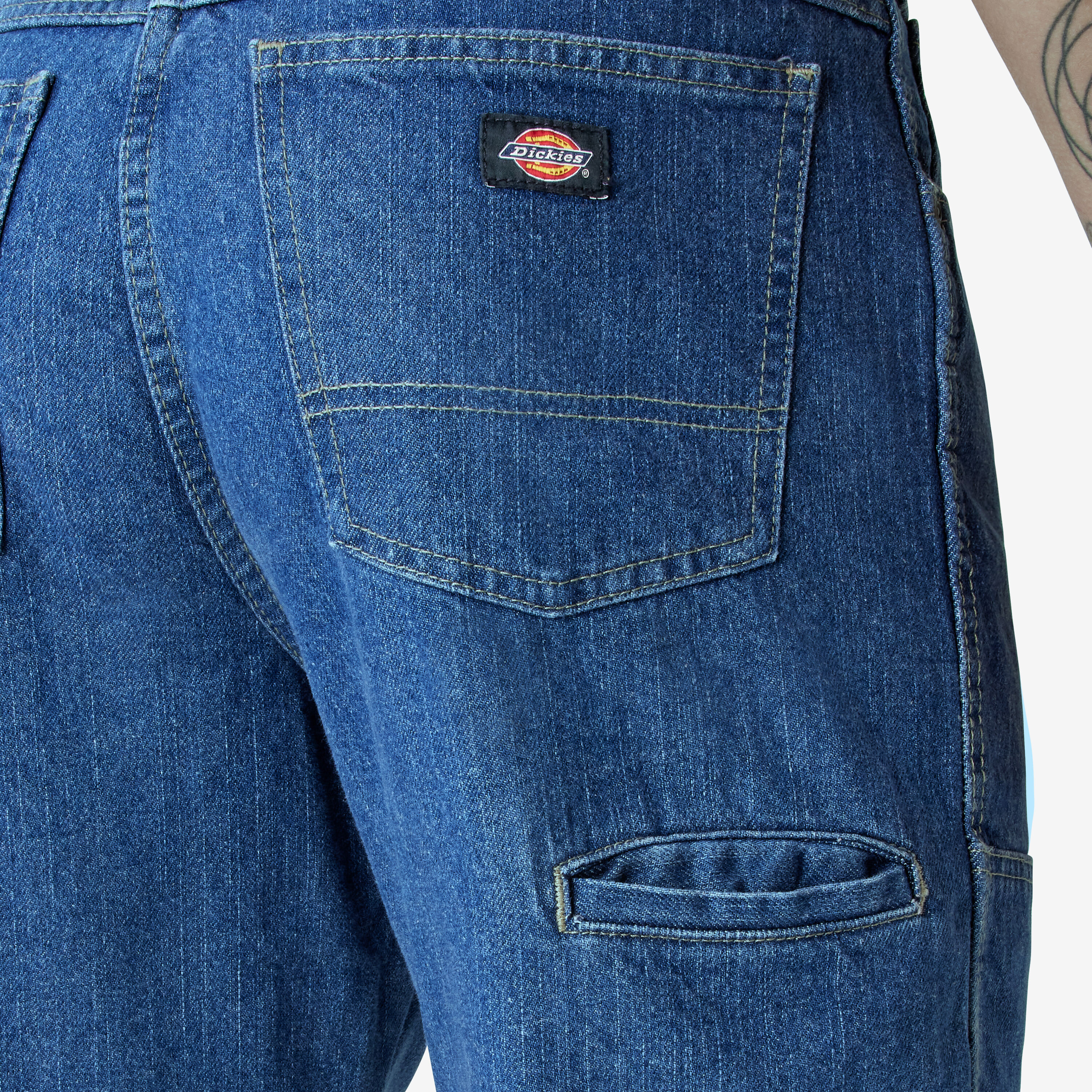 Relaxed Fit Double Knee Jeans