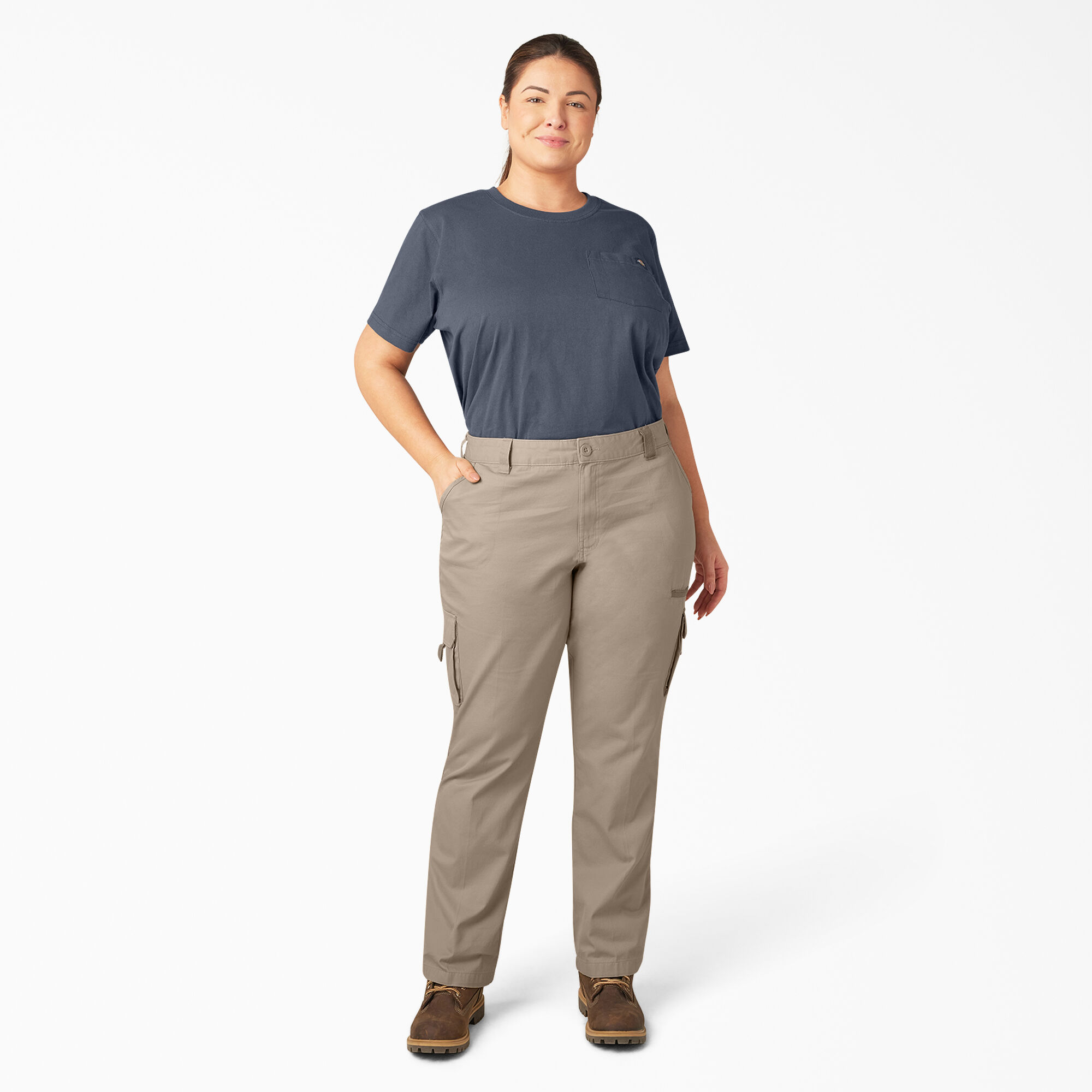 Plus size cargo work pants online