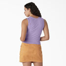 Women&#39;s Graphic Cropped Tank Top - Purple Rose &#40;UR2&#41;