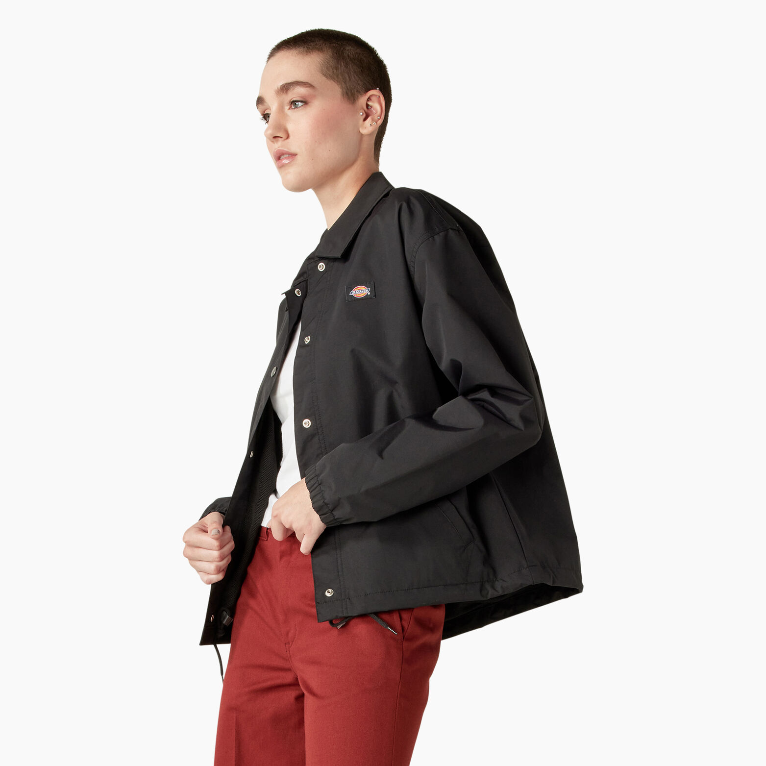 Women’s Oakport Cropped Coaches Jacket - Dickies US