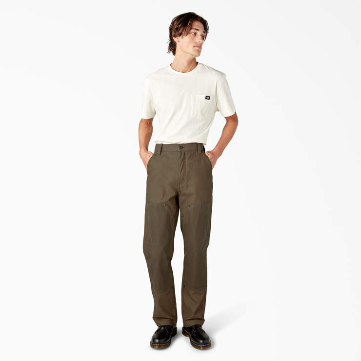 Lucas Waxed Canvas Double Knee Pants - Acorn (AC2) image number 5