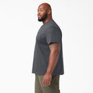 Heavyweight Short Sleeve Henley T-Shirt - Charcoal Gray &#40;CH&#41;