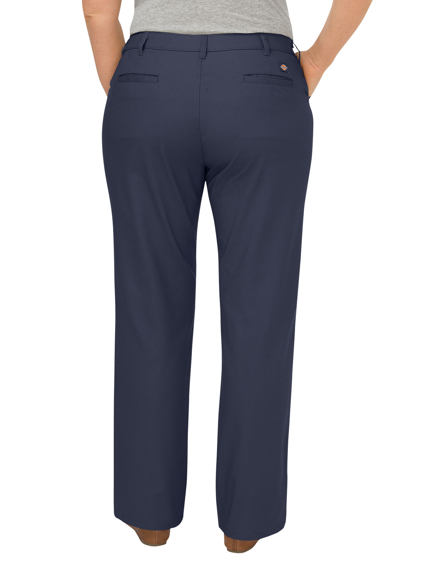 Women's Premium Curvy Fit Straight Leg Flat Front Pants (Plus) | Dickies