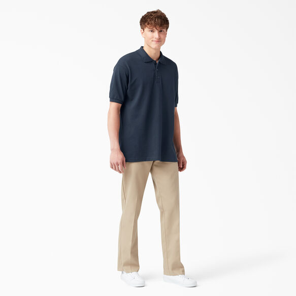 Adult Size Piqu&eacute; Short Sleeve Polo - Dark Navy &#40;DN&#41;