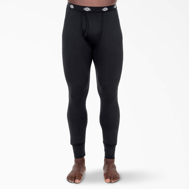 Mid weight Performance Flex Workwear Thermal Underwear Pants - Black (BK) image number 1