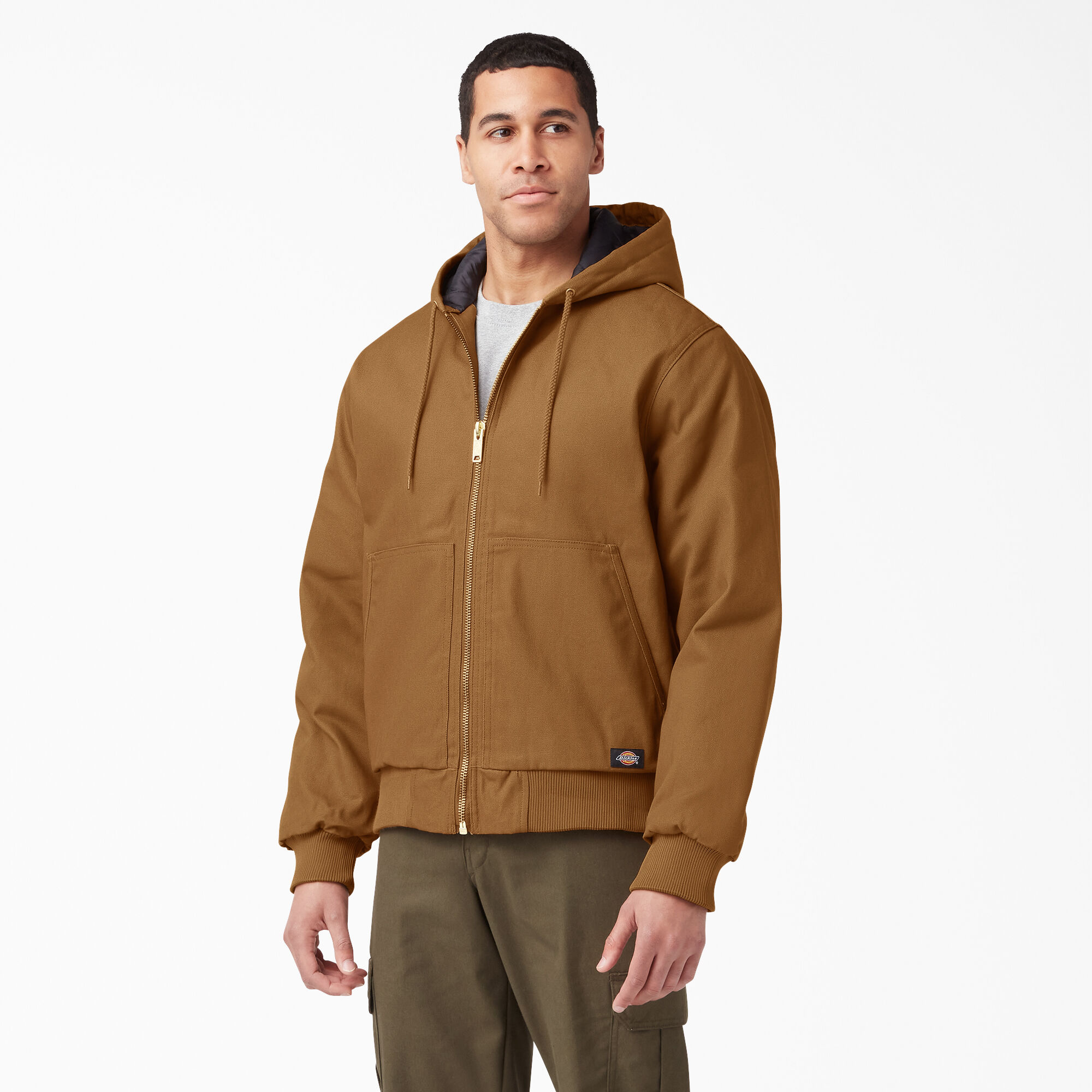 Men's Fleece Top Dickies Abbot 3in1 Waterproof Work Jacket Black Sizes S-XXXL