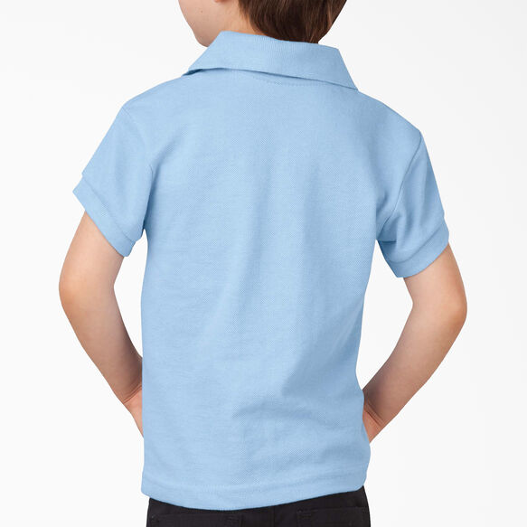 Toddler Piqu&eacute; Short Sleeve Polo - Light Blue &#40;LB&#41;