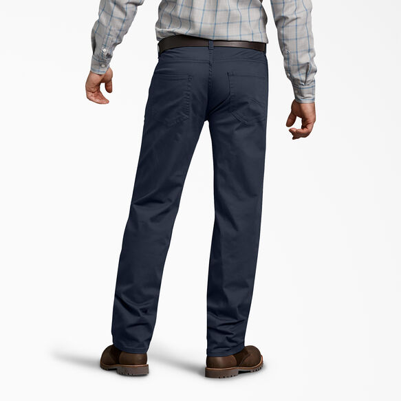 Dickies X-Series FLEX Regular Fit Straight Leg 5-Pocket Pants - Dark Navy Blue &#40;RDN&#41;