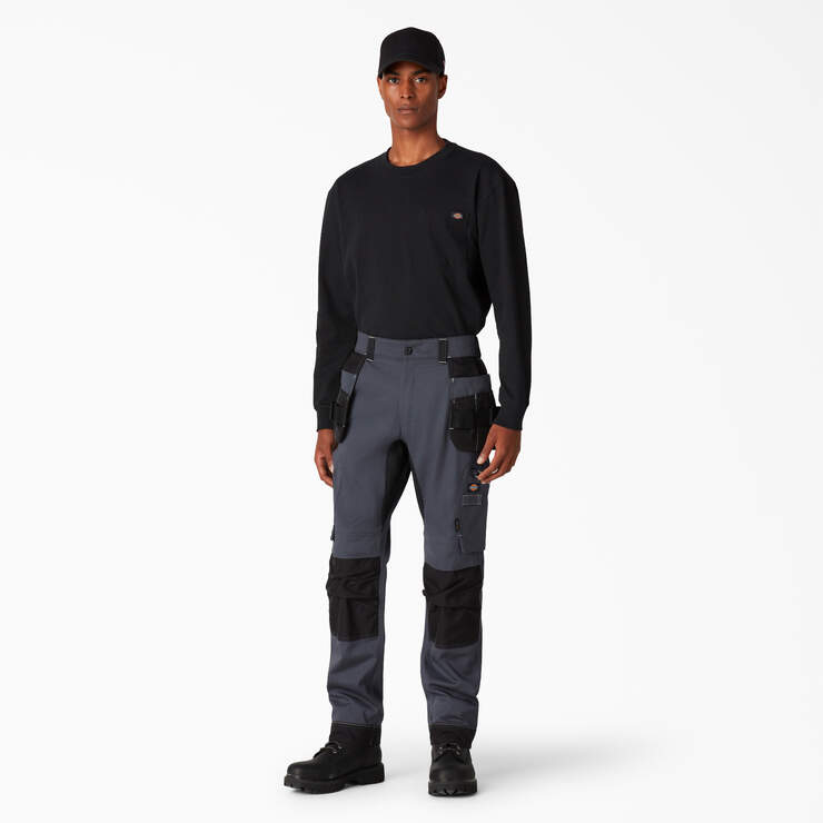 FLEX Performance Workwear Regular Fit Holster Pants - Gray/Black (UEB) image number 4