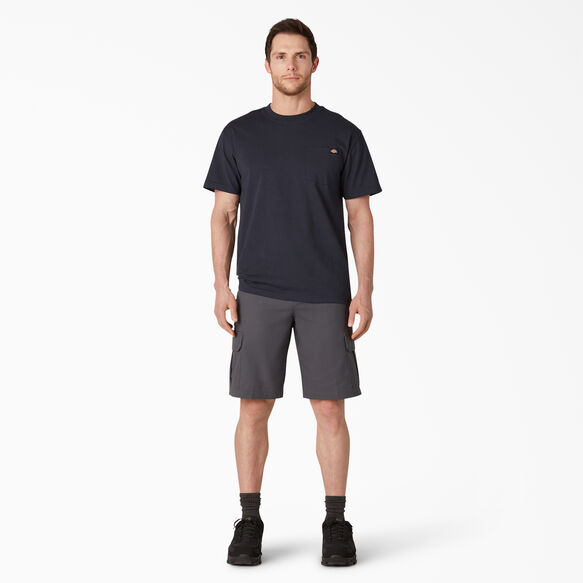 FLEX Cooling Active Waist Regular Fit Cargo Shorts, 11&quot; - Charcoal Gray &#40;CH&#41;