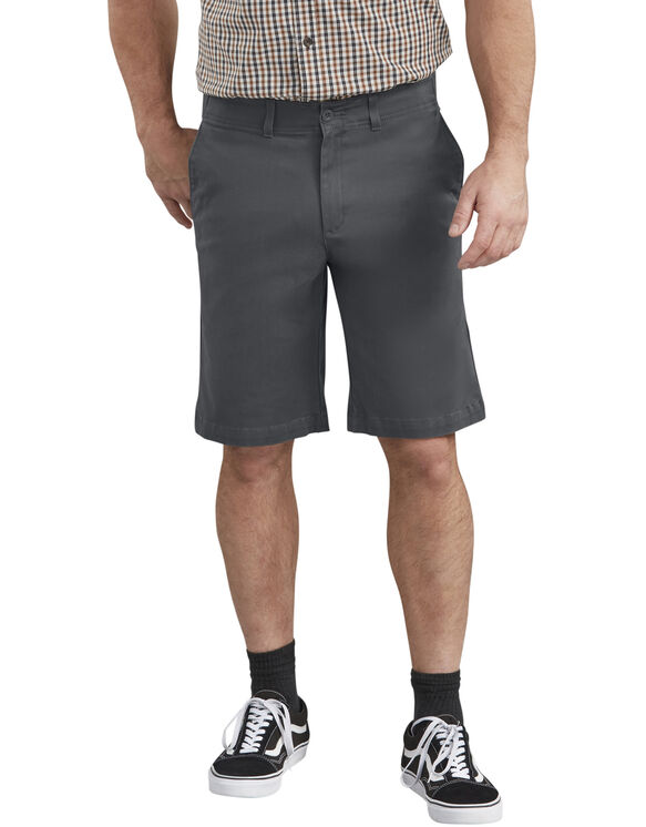 Dickies X-Series Active Waist Shorts, 11&quot; - Rinsed Charcoal Gray &#40;RCH&#41;