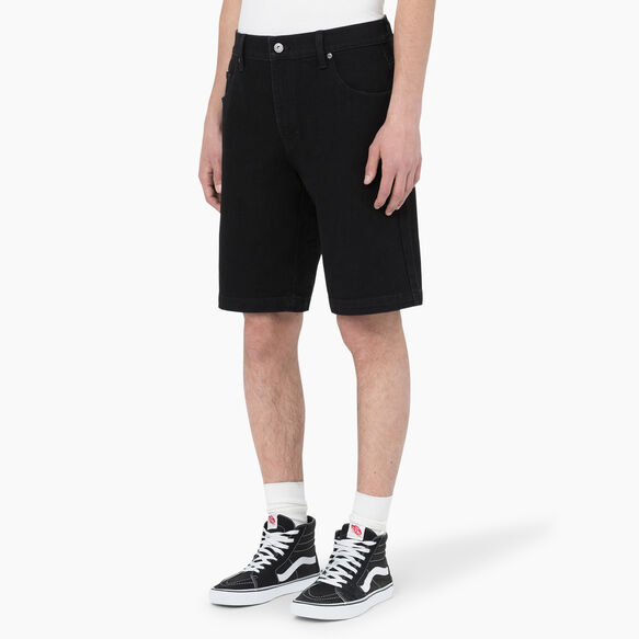 Dickies Skateboarding Wingville Shorts, 11&quot; - Black Denim &#40;L9D&#41;