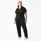 Women&#39;s Plus FLEX Cooling Temp-iQ&reg; Short Sleeve Coveralls - Black &#40;BK&#41;