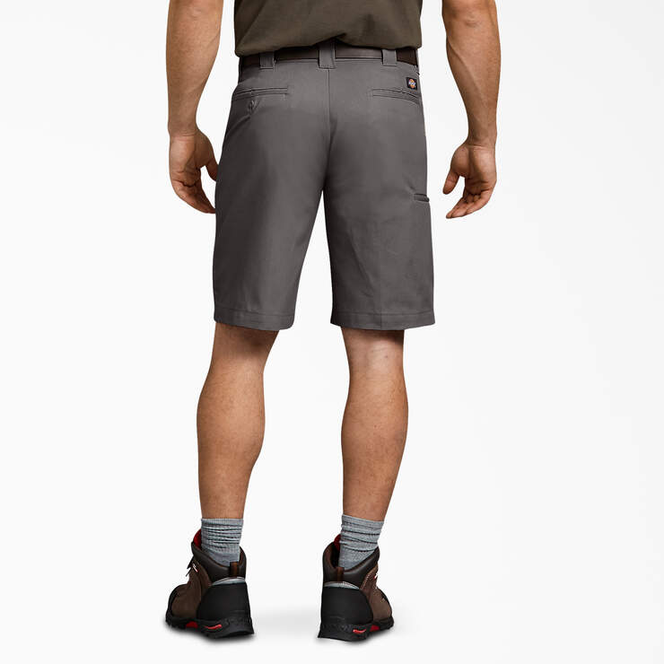 Relaxed Fit Work Shorts, 11" - Gravel Gray (VG) image number 2