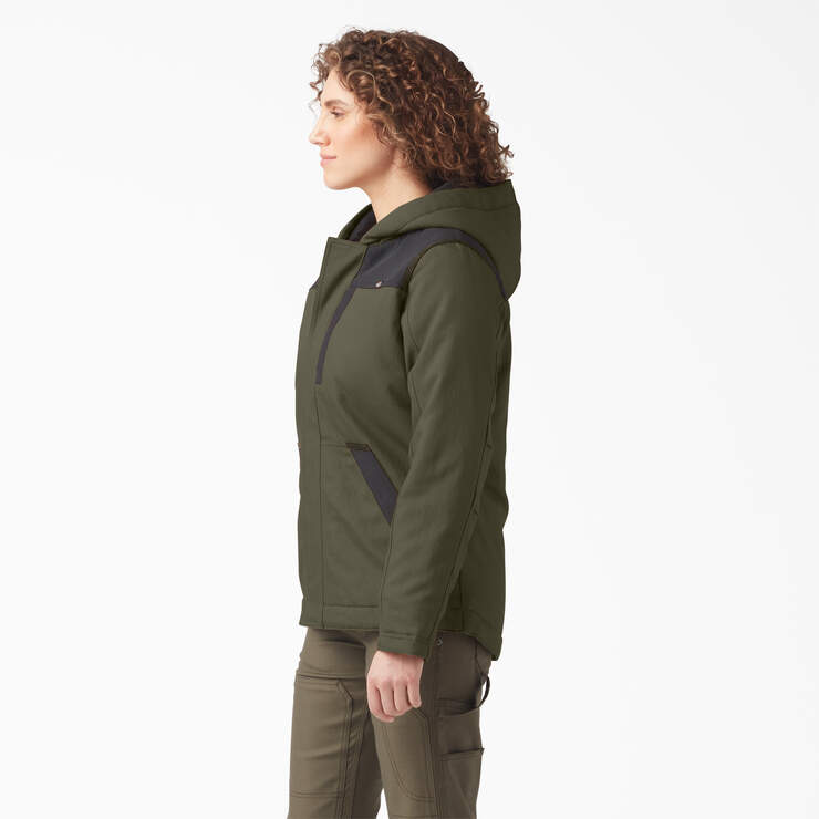 Women's DuraTech Renegade Insulated Jacket - Moss Green (MS) image number 3