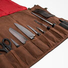 Chef Knife Storage Roll Organizer, Large - Pecan Brown &#40;PC&#41;