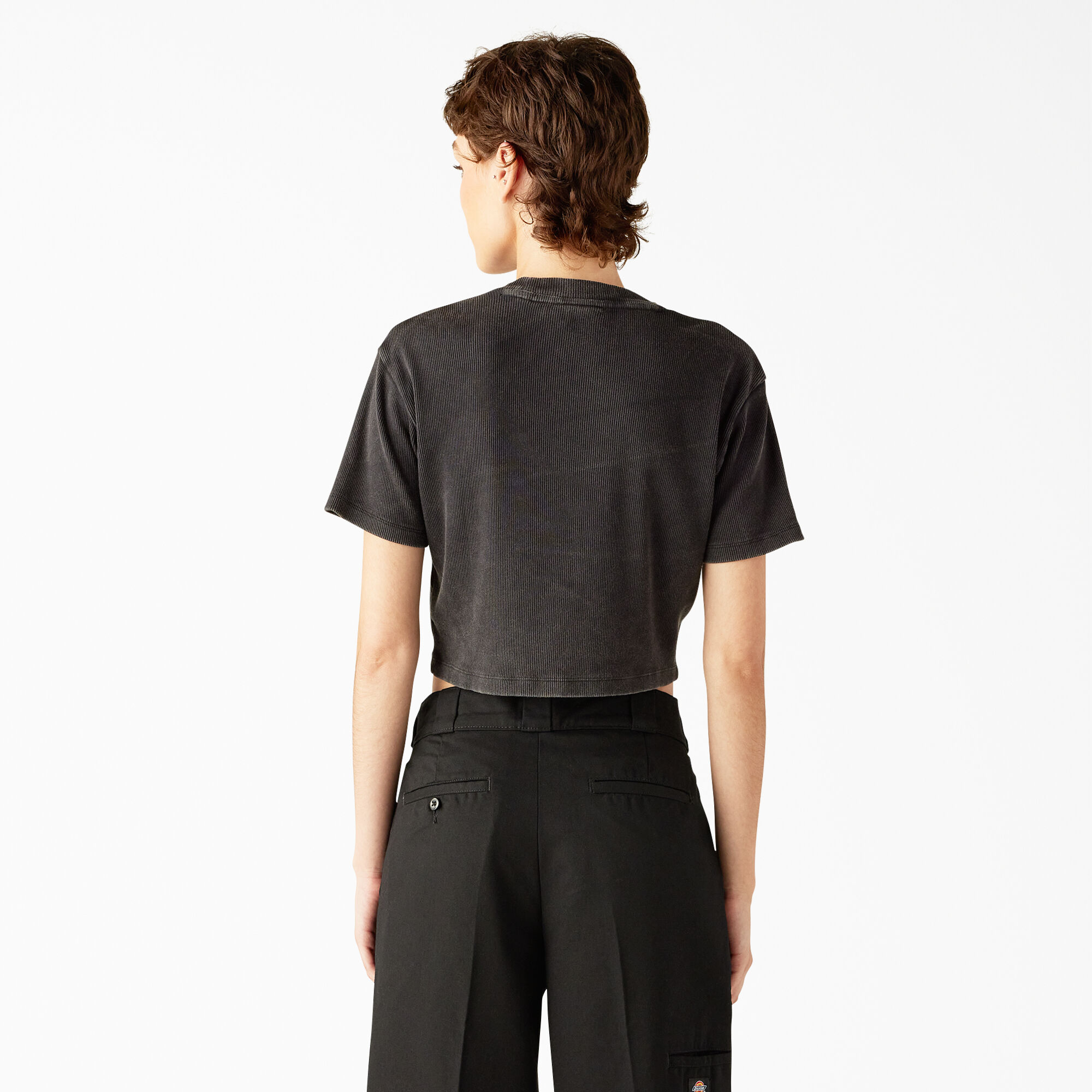 売れ筋商品|||ディッキーズ カットソー トップス レディース Plentywood T-Shirt - Women's Ultimate Gray Women's Plentywood Cropped T-Shirt - Dickies US