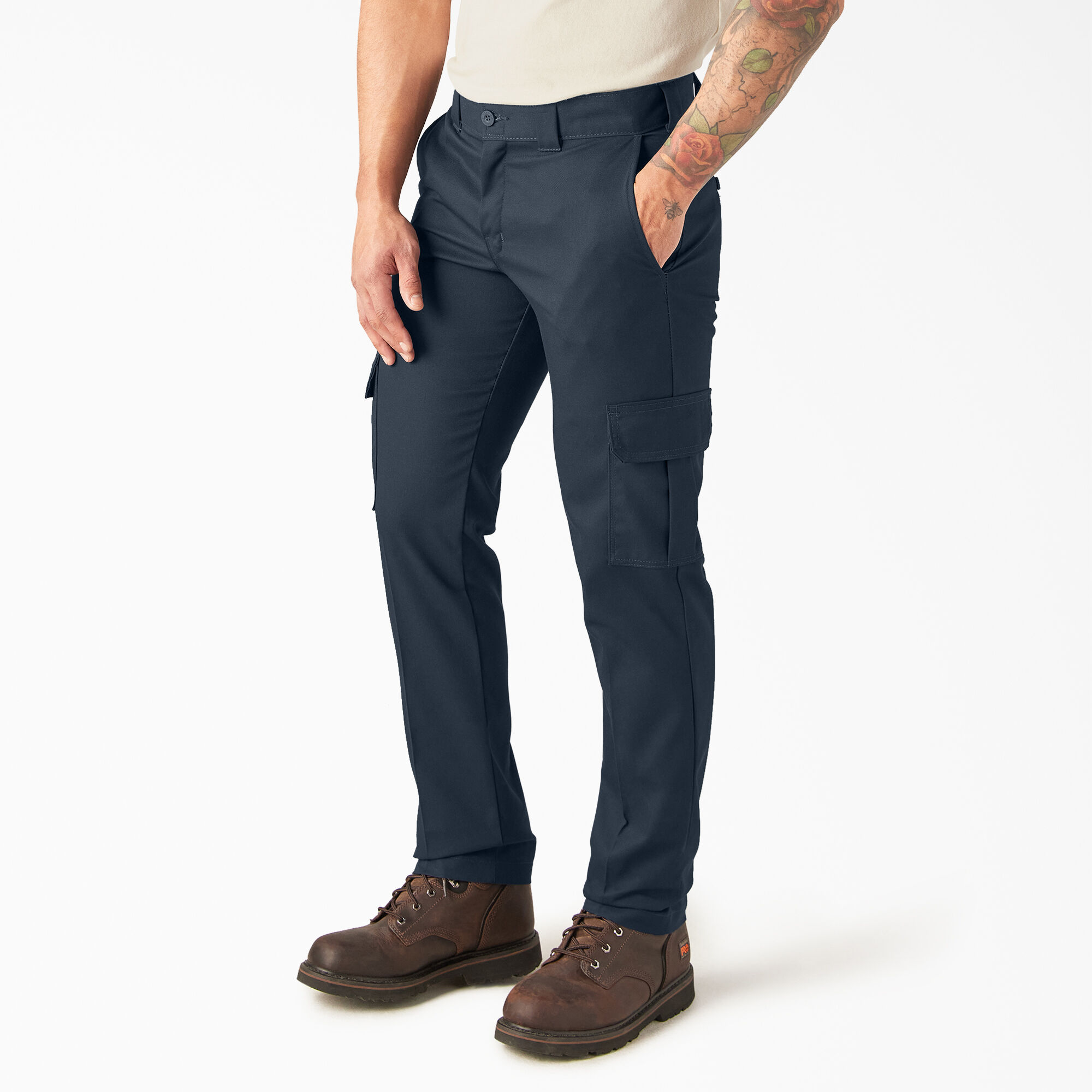 Navy dickies cargo pants clearance