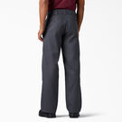 Loose Fit Double Knee Work Pants - Charcoal Gray &#40;CH&#41;