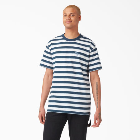 Vincent Alvarez Striped T-Shirt - Airforce Blue Stripe &#40;ASR&#41;