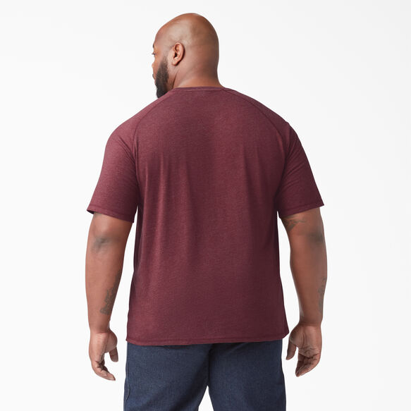 Cooling Short Sleeve Pocket T-Shirt - Burgundy Heather &#40;BYH&#41;