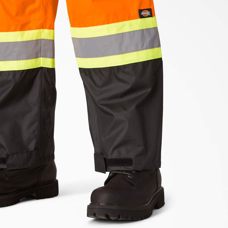 Hi Vis 2-Piece Safety Rain Suit - ANSI Orange (AO) image number 6