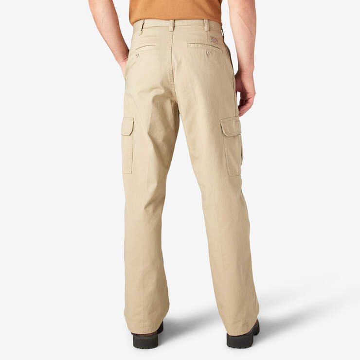 Loose Fit Cargo Pants - Rinsed Khaki (RKH) image number 2
