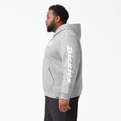 Logo Sleeve Fleece Hoodie - Heather Gray &#40;HG&#41;