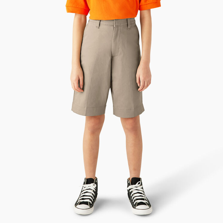 Girls&#39; Classic Fit Bermuda Shorts, 4-20 - Desert Sand &#40;DS&#41;