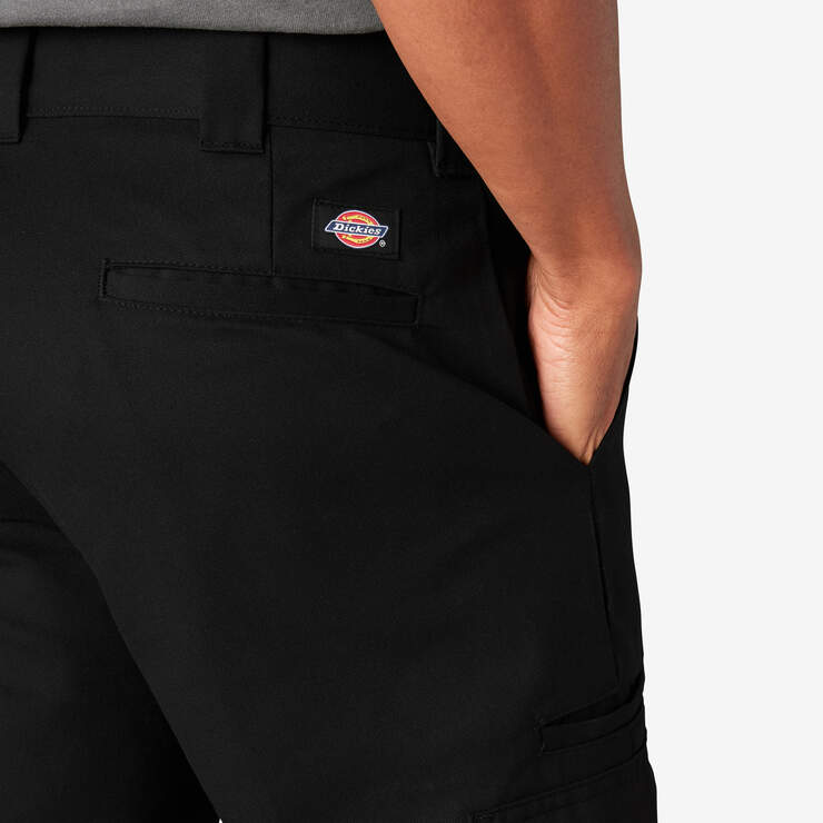 FLEX Regular Fit Cargo Pants - Black (BK) image number 13