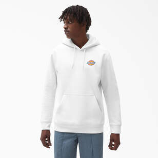 Fleece Embroidered Chest Logo Hoodie