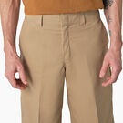 Cooling Active Waist Flat Front Shorts, 13&quot; - Desert Sand &#40;DS&#41;